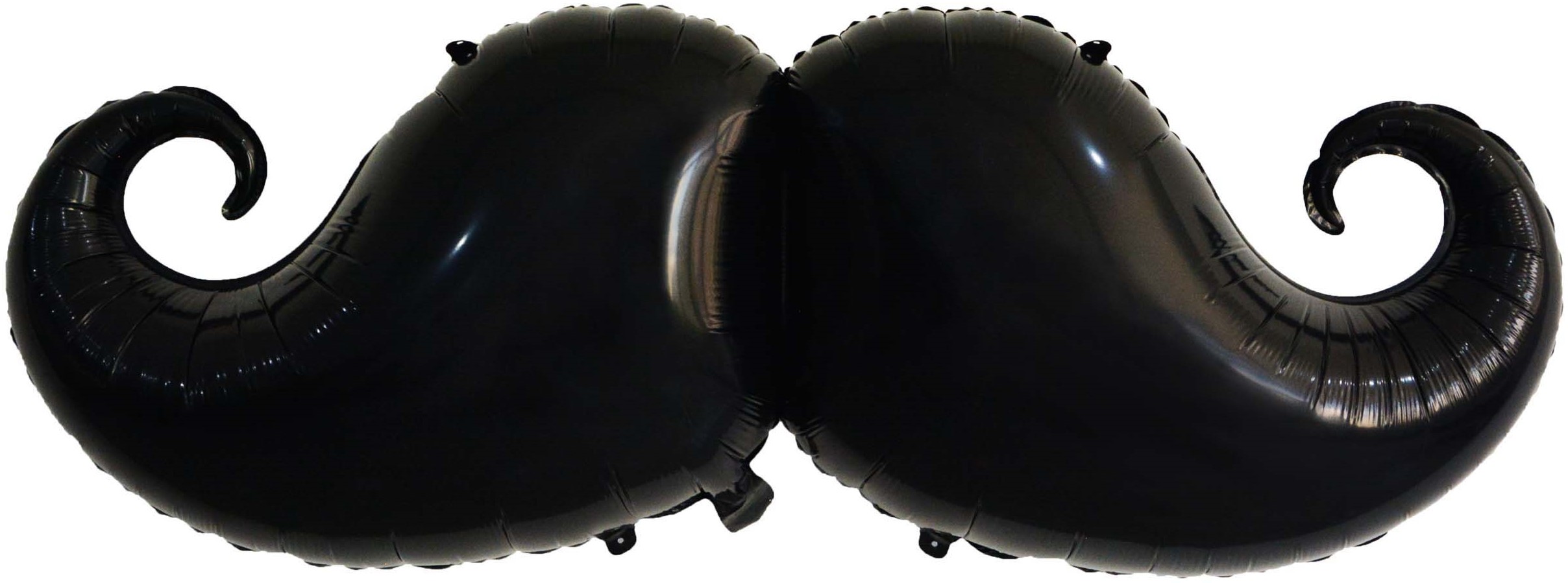 Шар (51''/130 см) Фигура, Усы, Черный, 1 шт.