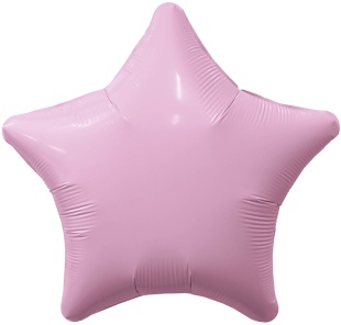 Шар (19''/48 см) Звезда, Мистик, Розовый фламинго, Сатин, 1 шт.