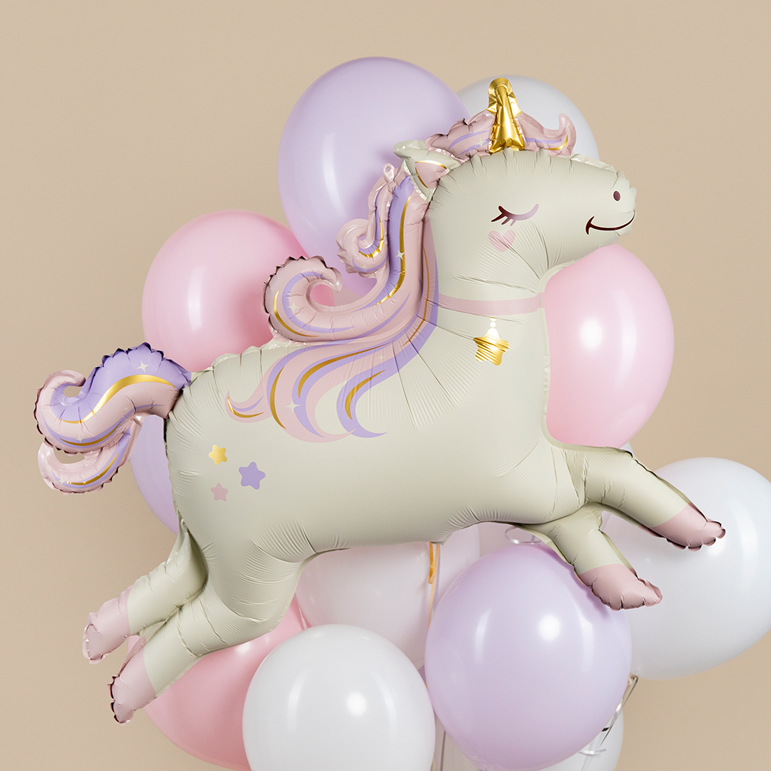 Шар (38''/97 см) Фигура, Волшебный единорог, 1 шт.