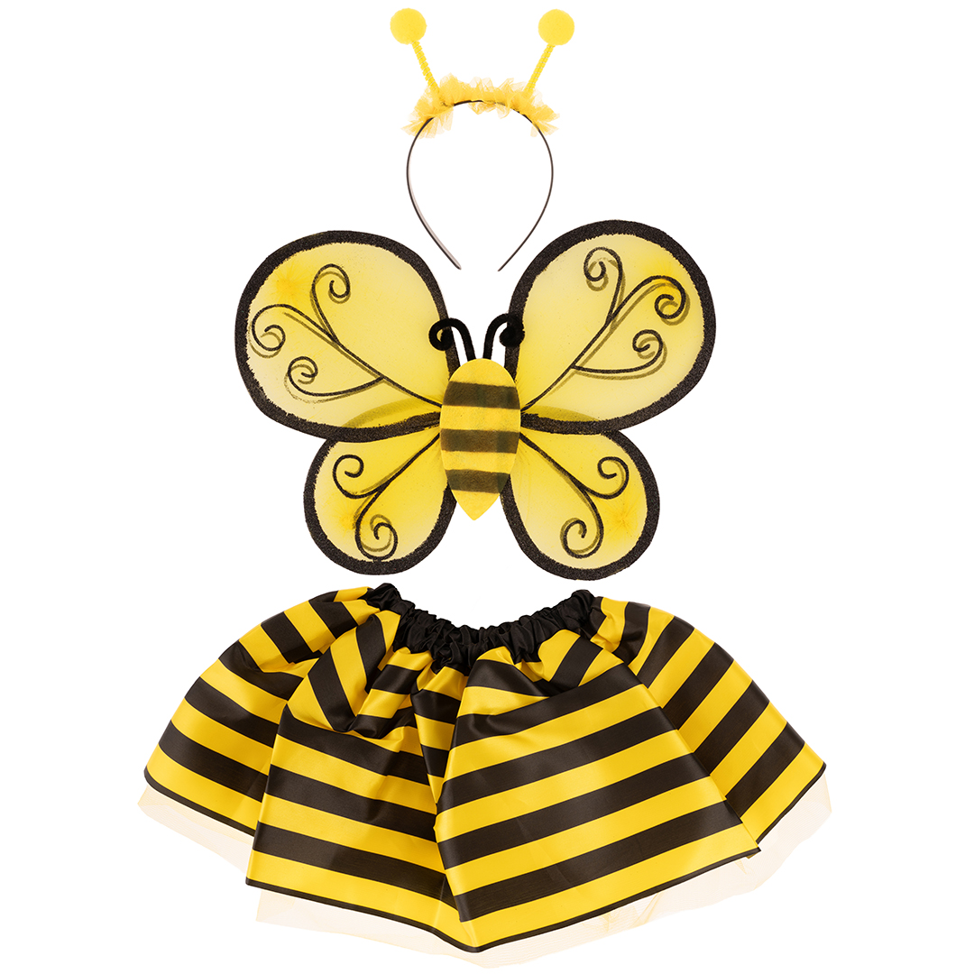 Набор (ободок, юбочка, крылья), Пчелка, 1 шт. 