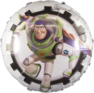 Шар (18''/46 см) Круг, История Игрушек, Базз Лайтер, 1 шт.