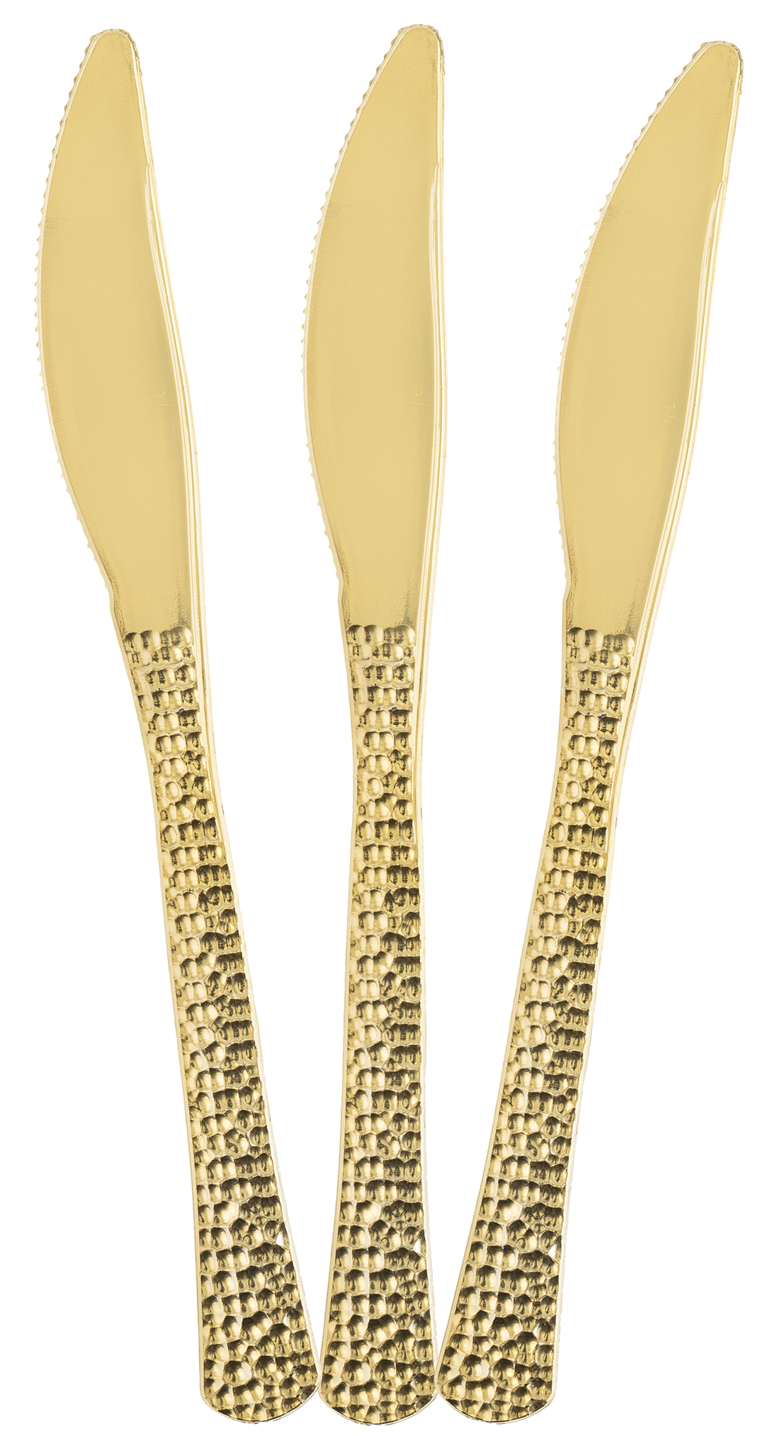 Ножи, Арт Деко, Золото, Металлик, 20 см, 10 шт. в упак. 
