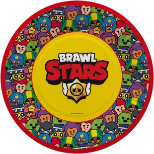 Тарелки (7''/18 см) Game Party, Герои, 6 шт.