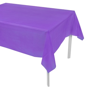 Скатерть одноразовая, Мастхэв, Фиолетовый, 137*274 см, 1 шт.