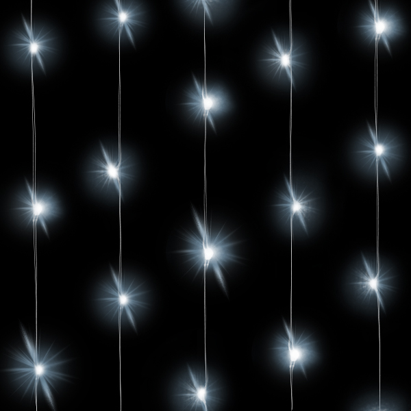 Светодиодная гирлянда, Роса 50 Led, IP14, 5 м. Белый, 1 шт.