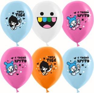 Шар (12''/30 см) Тока для тебя, Ассорти, пастель, 1 ст, 25 шт.