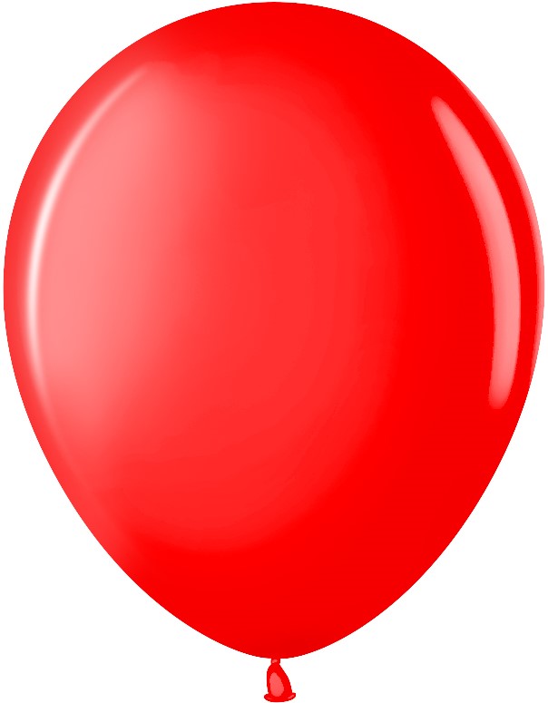 Шар (5''/13 см) Красный (230), пастель, 100 шт.