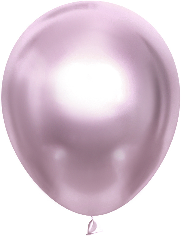 Шар (5''/13 см), Сиреневый, хром, 50 шт.
