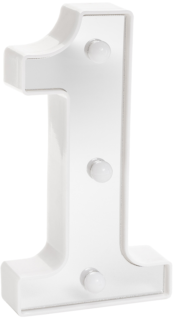 Световая фигура Цифра, 1, 16 см. Серебро, 1 шт. Световая фигура Цифра, 1, 16 см. Серебро, 1 шт.