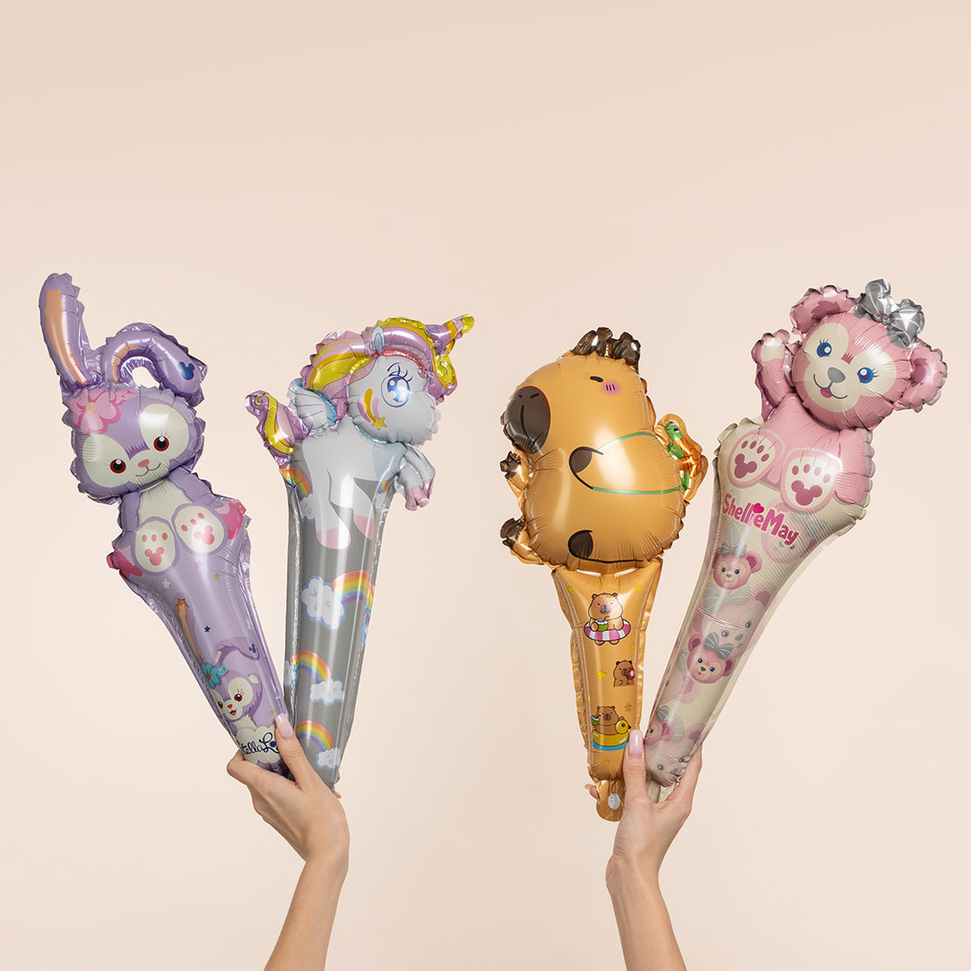 Шар ручной, с клапаном (20''/51 см) Фигура, Капибара с черепашкой, 1 шт.