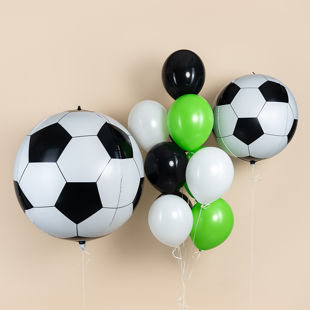 Шар 3D (50''/127 см) Сфера, Футбольный мяч, 1 шт. в уп.