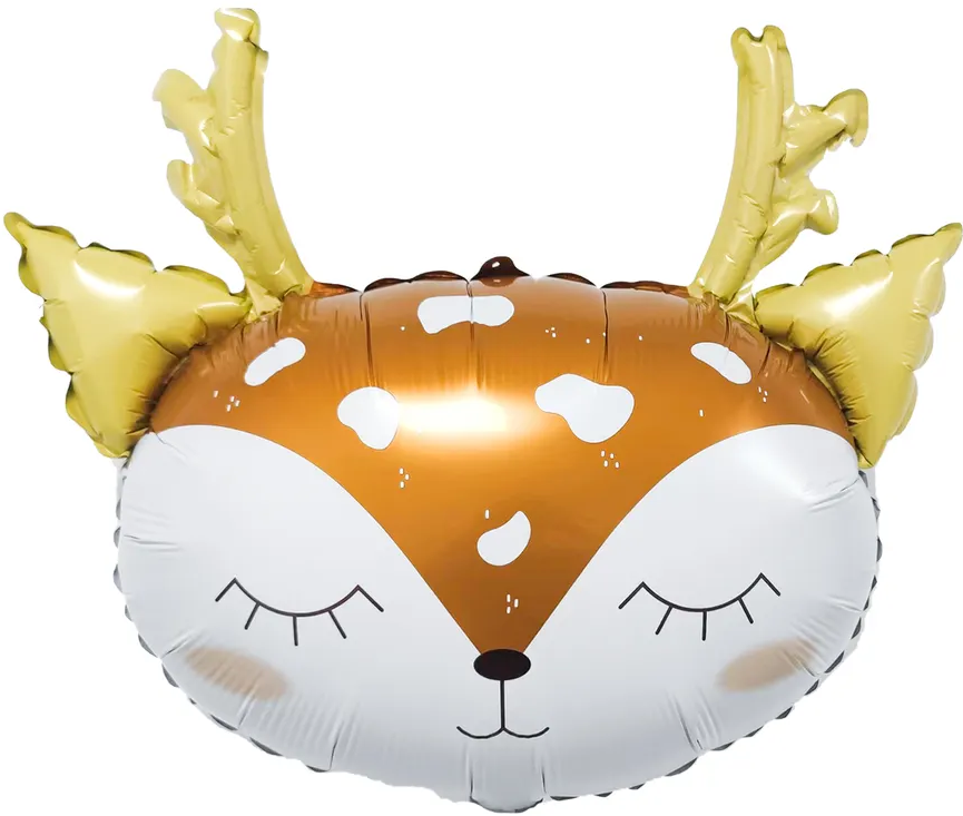 Шар (25''/64 см) Фигура, Милый Олень, 1 шт.