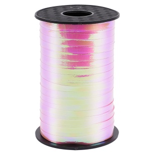 Лента полипропиленовая (0,5 см*250 м) Северное сияние, Розовый, Хамелеон, 1 шт.