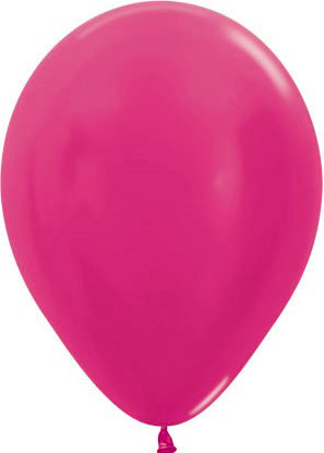 Шар (12''/30 см), Фуше (512), металлик, 50 шт.