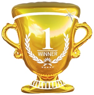 Шар (29''/74 см) Фигура, Кубок Чемпиона, Золото, 1 шт. в уп.