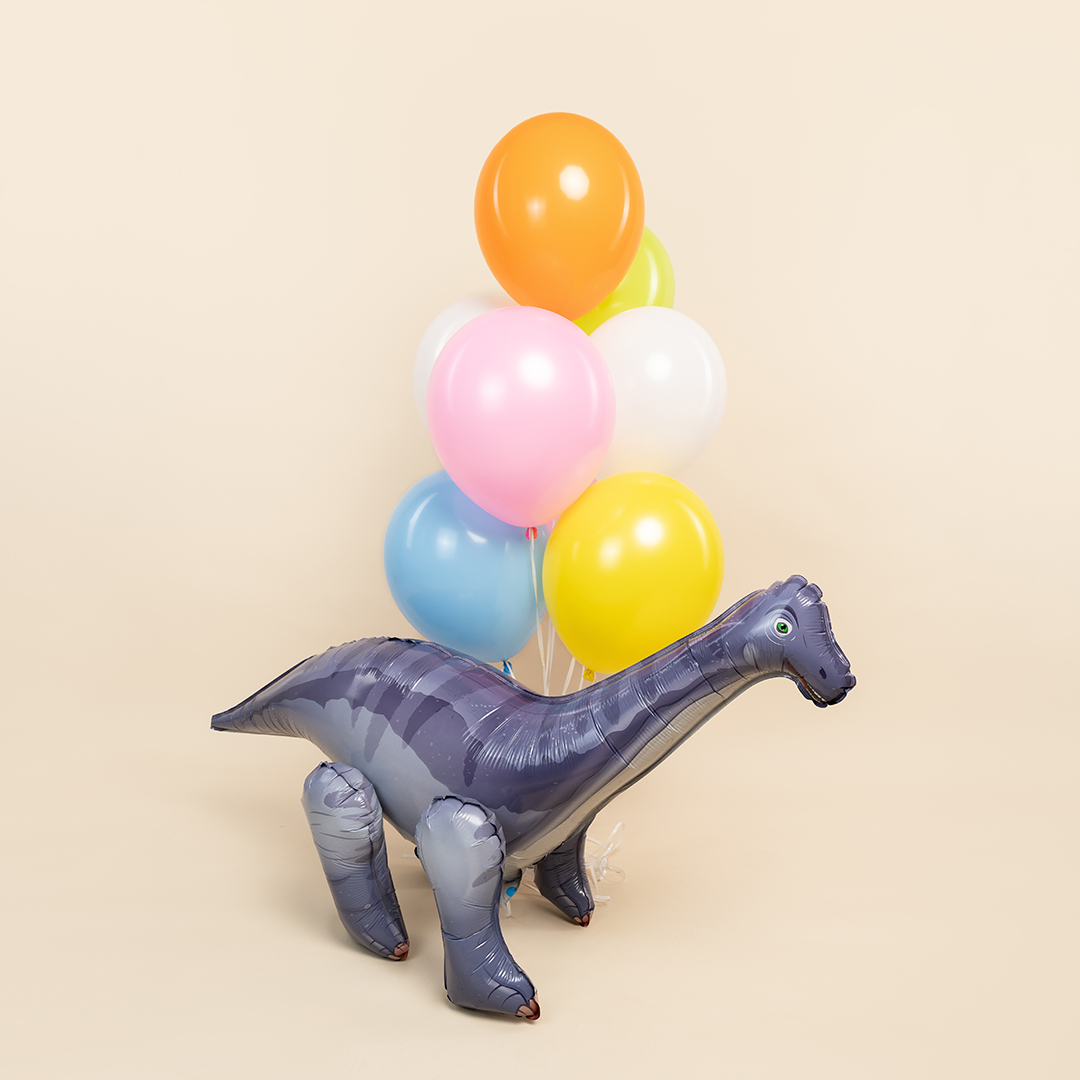 Шар (47''/119 см) Фигура 3D, Динозавр Диплодок, 1 шт. в уп.