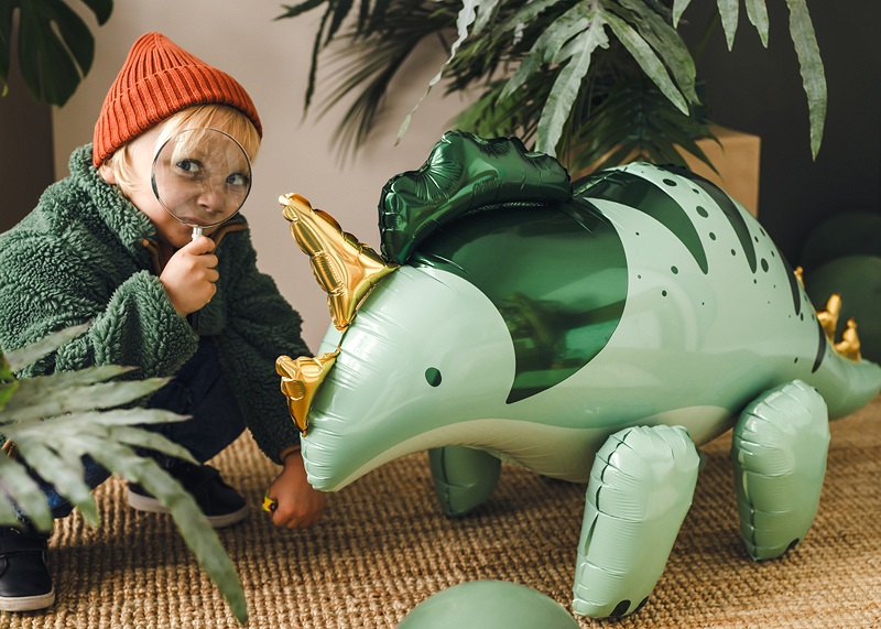 Шар 3D (31''/79 см) Фигура, Динозавр, 1 шт. в уп.