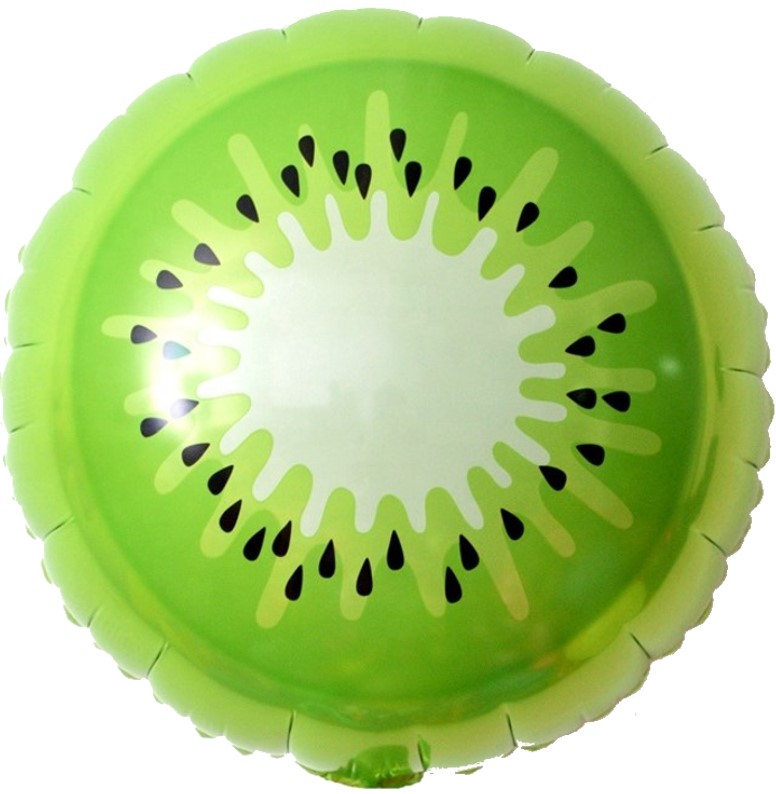 Шар (18''/46 см) Круг, Киви, Зеленый, 1 шт. в уп.
