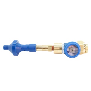 Насадка с манометром и клапаном гелий/воздух 60/40, 1 шт.