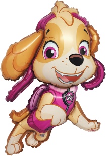 Шар (20''/51 см) Фигура, Щенок Авиатор (надув воздухом), 1 шт. в уп.