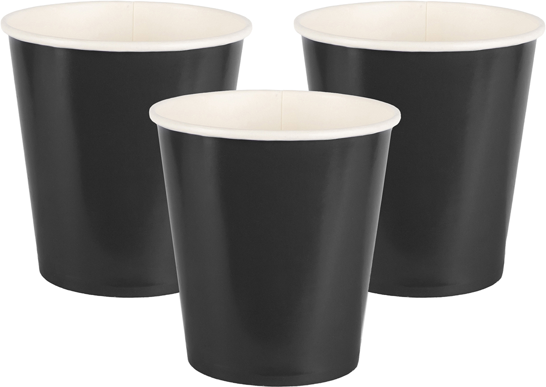 Стаканы (250 мл) Мастхэв, Черный, 6 шт.