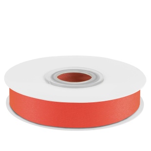 Лента атласная (1,2 см*22,85 м) Коралл, 1 шт.