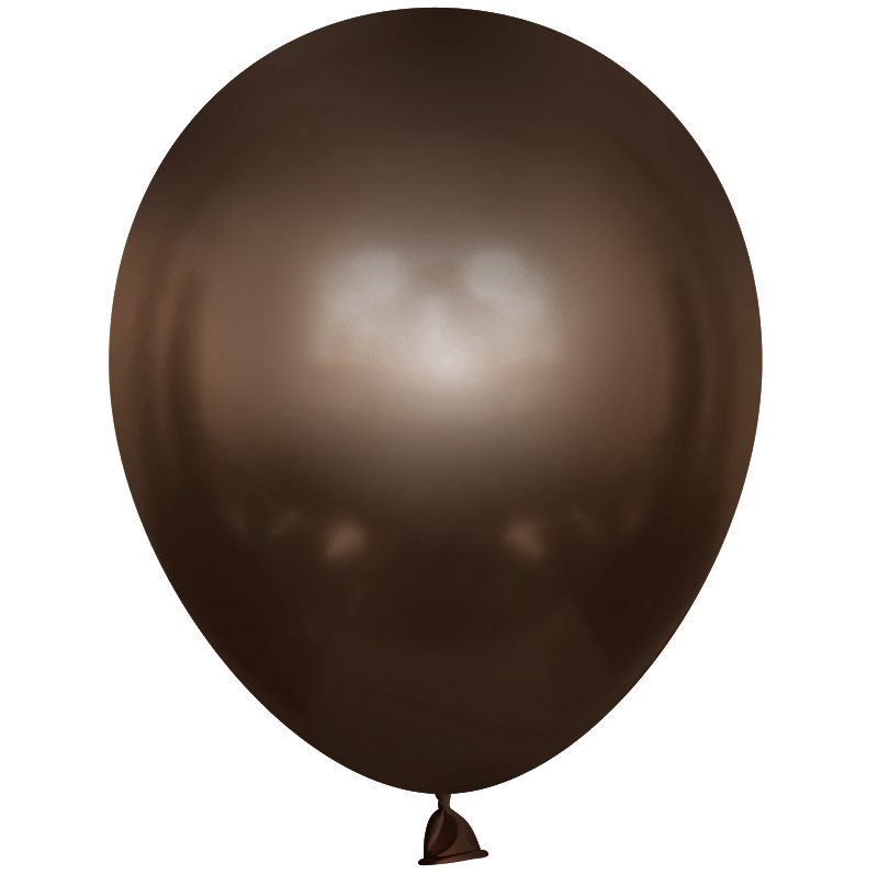 Шар (12''/30 см), Черное золото, хром, 50 шт.