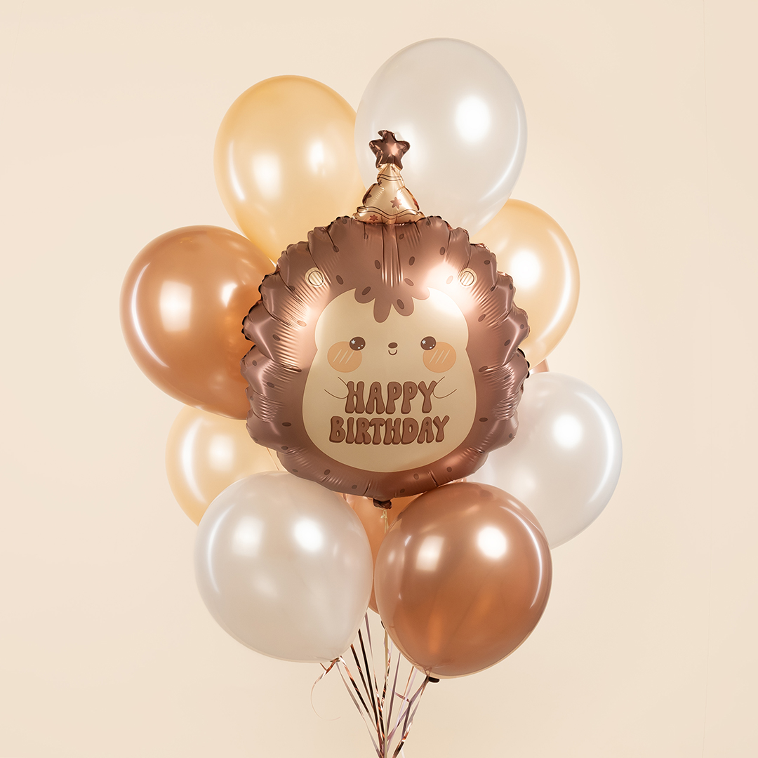 Шар (24''/61 см) Фигура, Ежик на День Рождения, 1 шт. в уп.