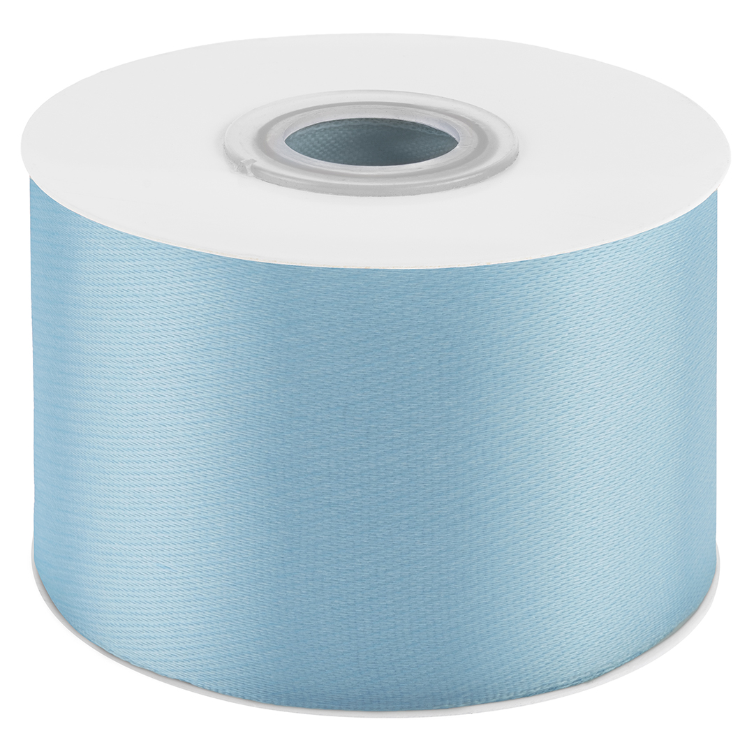 Лента атласная (5 см*22,85 м) Голубой, 1 шт.