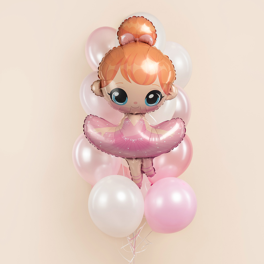 Шар (46''/117 см) Фигура, Балерина, 1 шт.