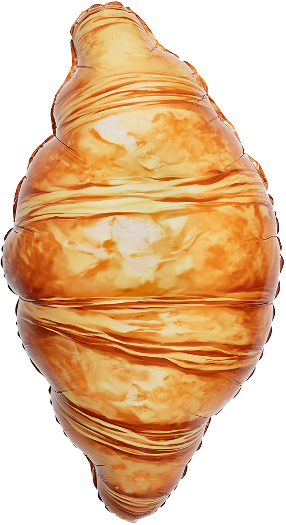 Шар (29''/74 см) Фигура, Круассан, 1 шт. в уп.