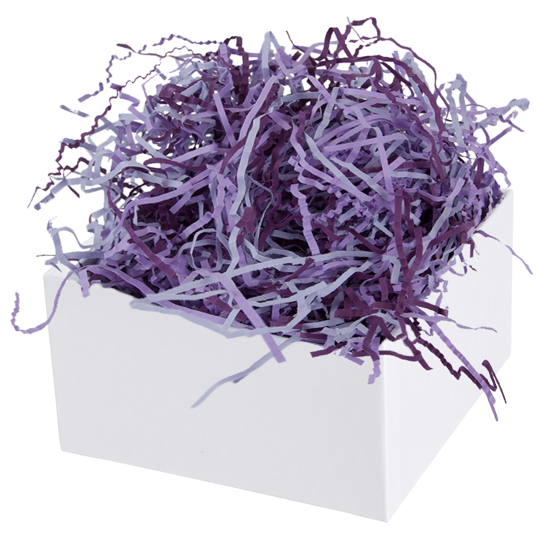 Наполнитель для коробок, бумага, Микс, Фиолетовый/Сиреневый, 50 г.
