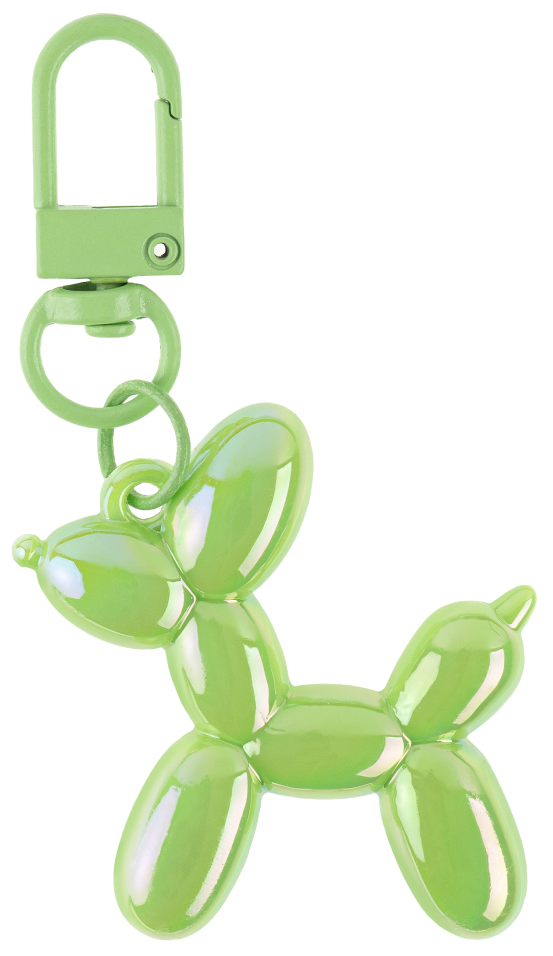 Брелок, Собачка ШДМ, Зеленый, Перламутр, 4,5 см, 1 шт. 