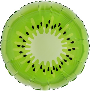 Шар (18''/46 см) Круг, Киви, Зеленый, 1 шт. в уп. (цв.этик.)
