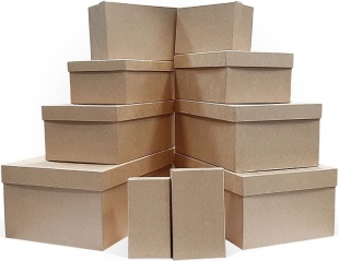 Набор коробок Крафт, 30*20*13 см, 10 шт. в упак. 