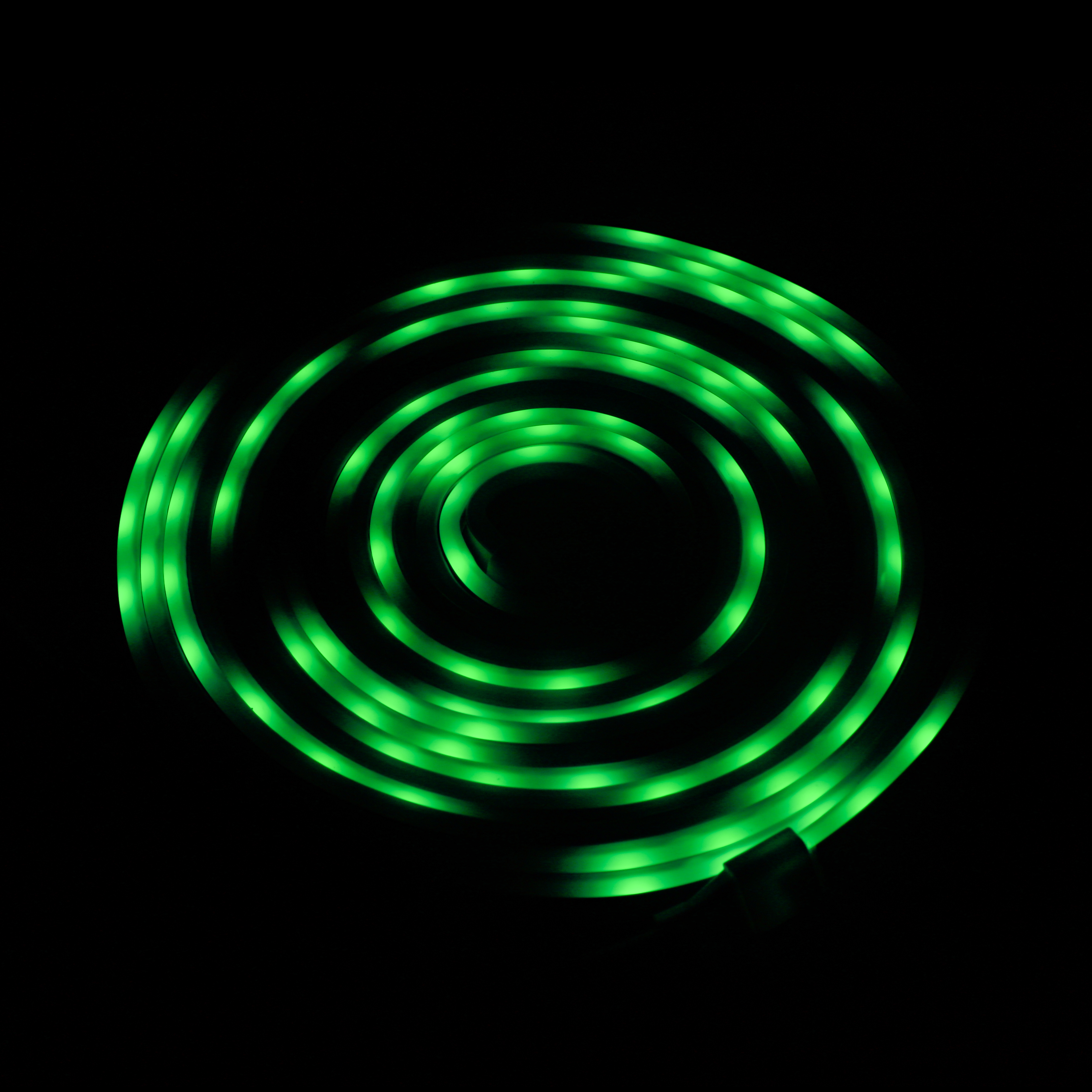 Светодиодная гирлянда, Дюралайт 54 Led/м, с адаптером, пульт ДУ, 6*12мм,12v, 5 м. Разноцветный, 1 шт