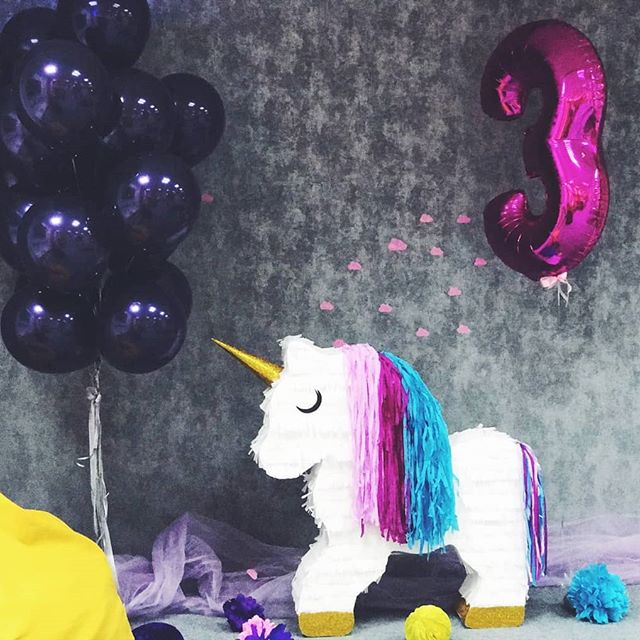 Шар (40''/102 см) Цифра, 3, Фуше, 1 шт.