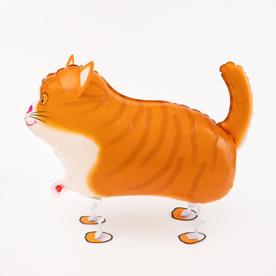 Шар 3D (24''/61 см) Ходячая Фигура, Кот, 1 шт.
