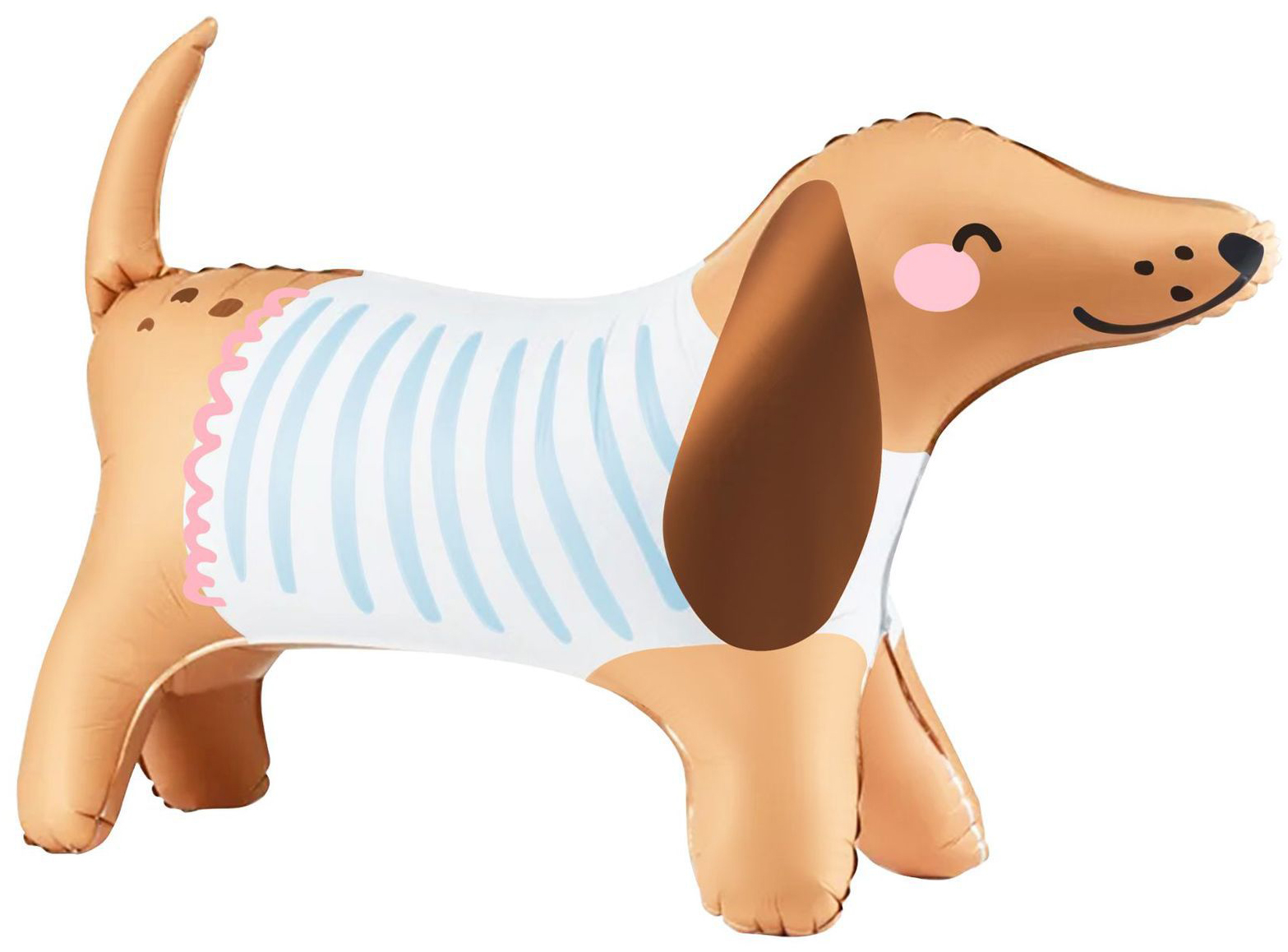 Шар 3D (24''/61 см) Фигура, Таксик в свитере, 1 шт.