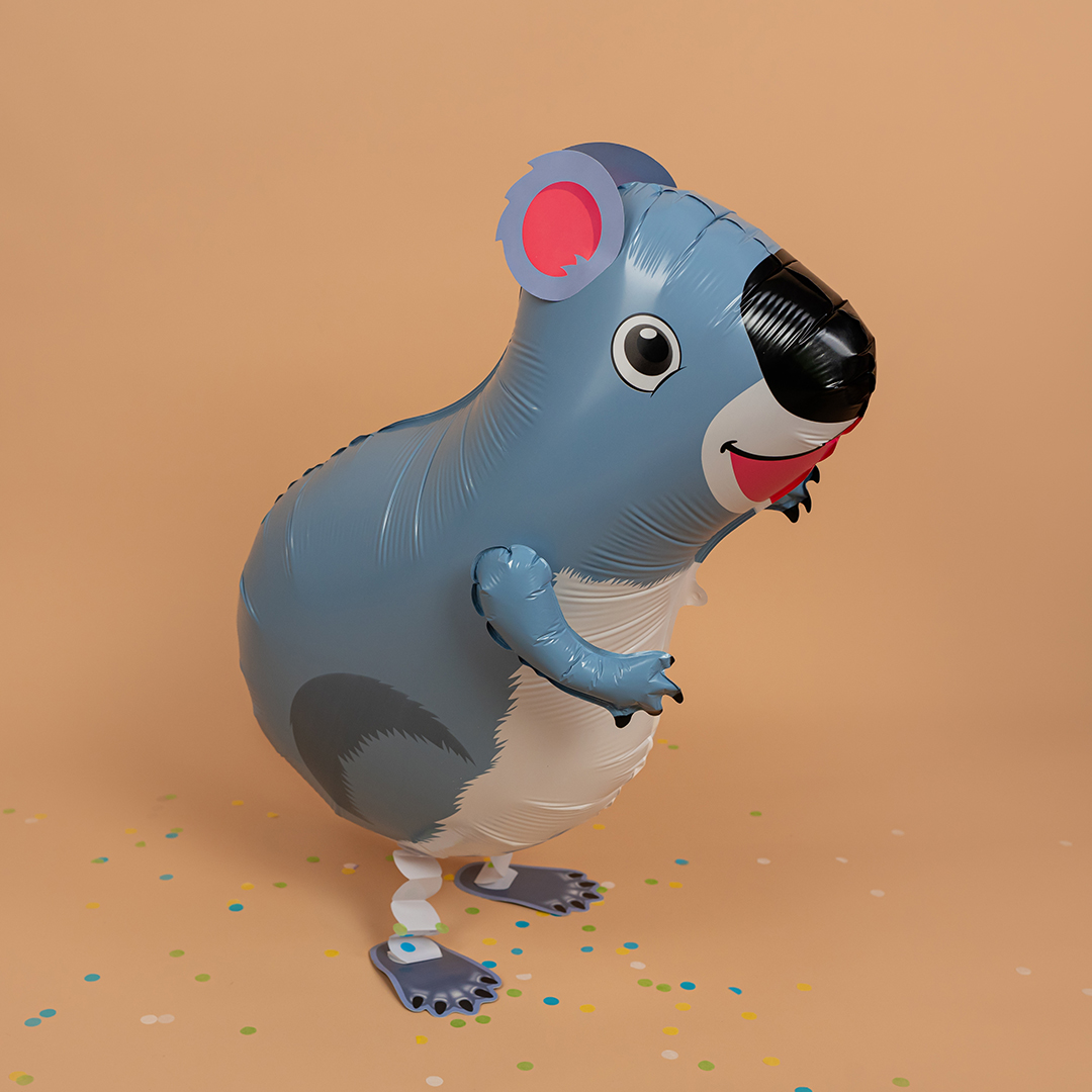 Шар 3D (25''/64 см) Ходячая Фигура, Коала, 1 шт.