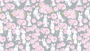 Конверты для денег, Зайчата и цветочки, 5 шт.