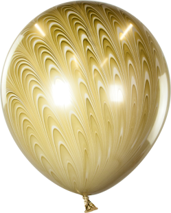 Шар (18''/46 см), Русские агаты, Золото, 1 шт.