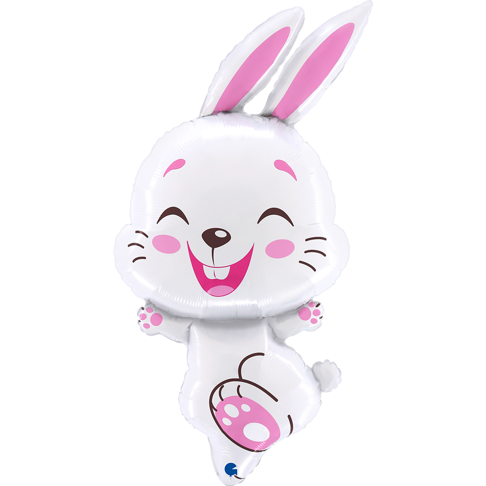 Шар (36''/91 см) Фигура, Милый зайка, 1 шт. в уп.