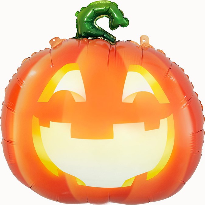 Шар (26''/66 см) Фигура, Яркая тыква, 1 шт. Шар (26''/66 см) Фигура, Яркая тыква, 1 шт.