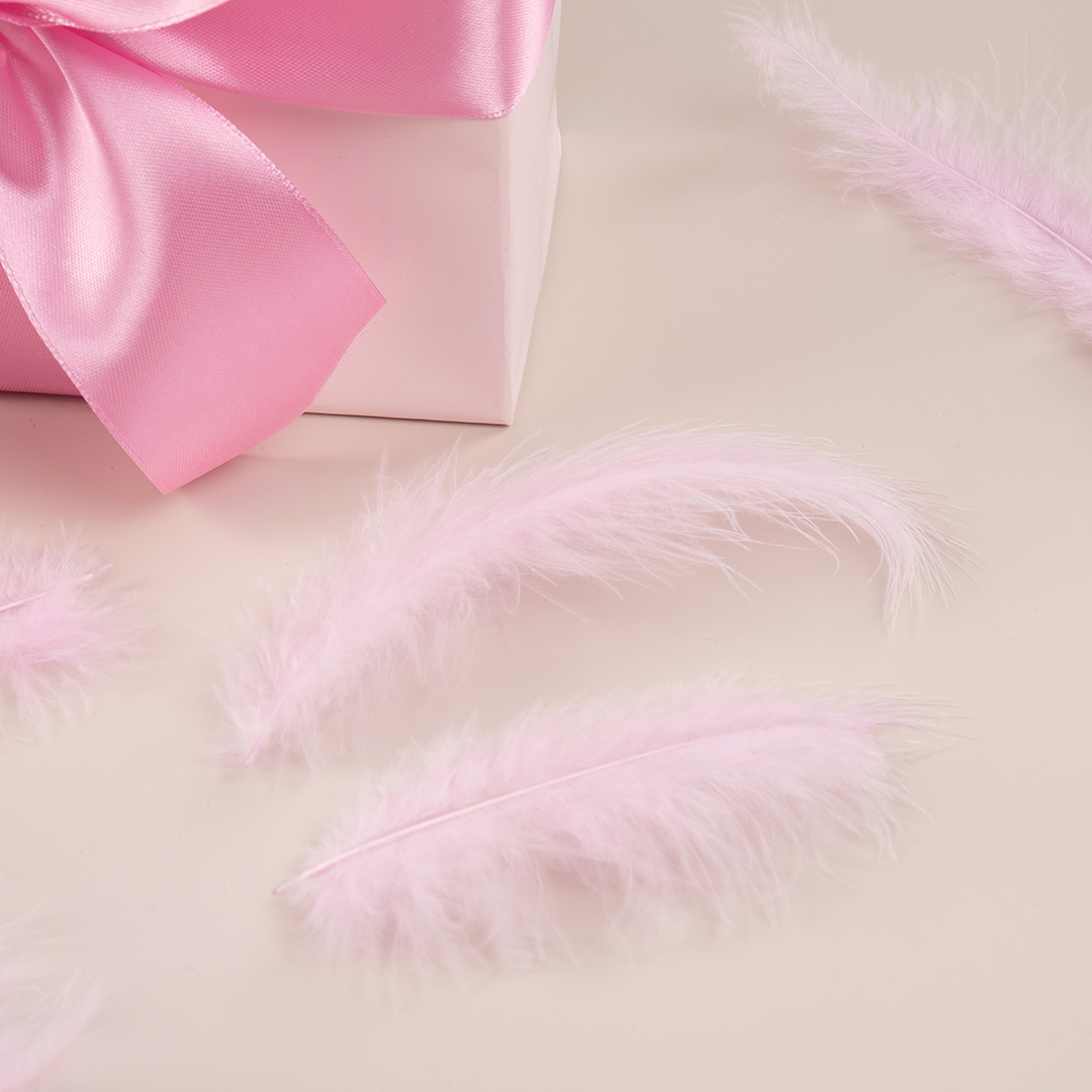 Перья, Премиум, Холодный сиреневый, 12-15 см, 30 шт.