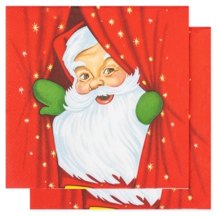 Сервировочные салфетки, Новогоднее представление, 33*33 см, 20 шт.