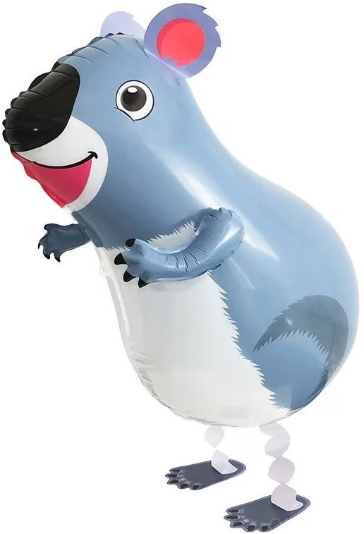 Шар 3D (25''/64 см) Ходячая Фигура, Коала, 1 шт. Шар 3D (25''/64 см) Ходячая Фигура, Коала, 1 шт.