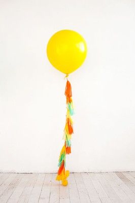Шар (18''/46 см) Сфера, Deco Bubble, Желтый, Глянец, 1 шт.