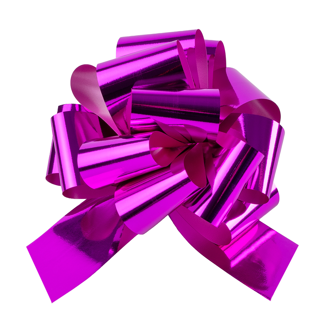 Бант Шар, Фуше, Металлик, 21 см, 1 шт. в упак. 