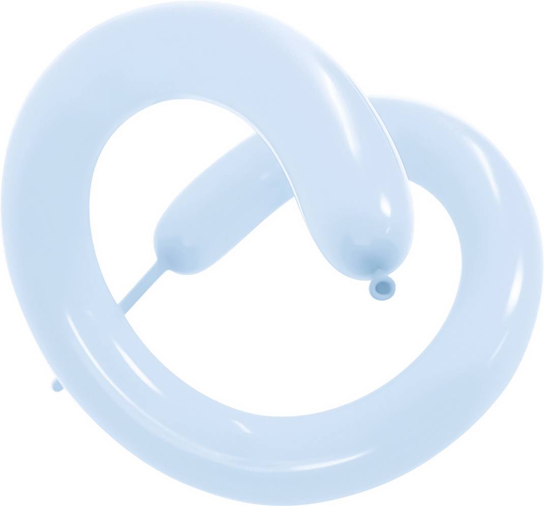 Шар (2''/5 см) ШДМ, Воздушно-голубой, макарунс, 100 шт.